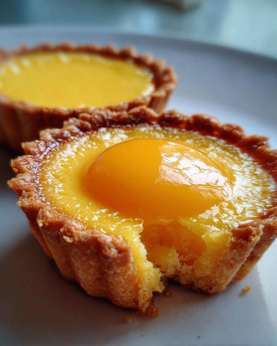 Monk's Egg Yolk Tarts - detail 1