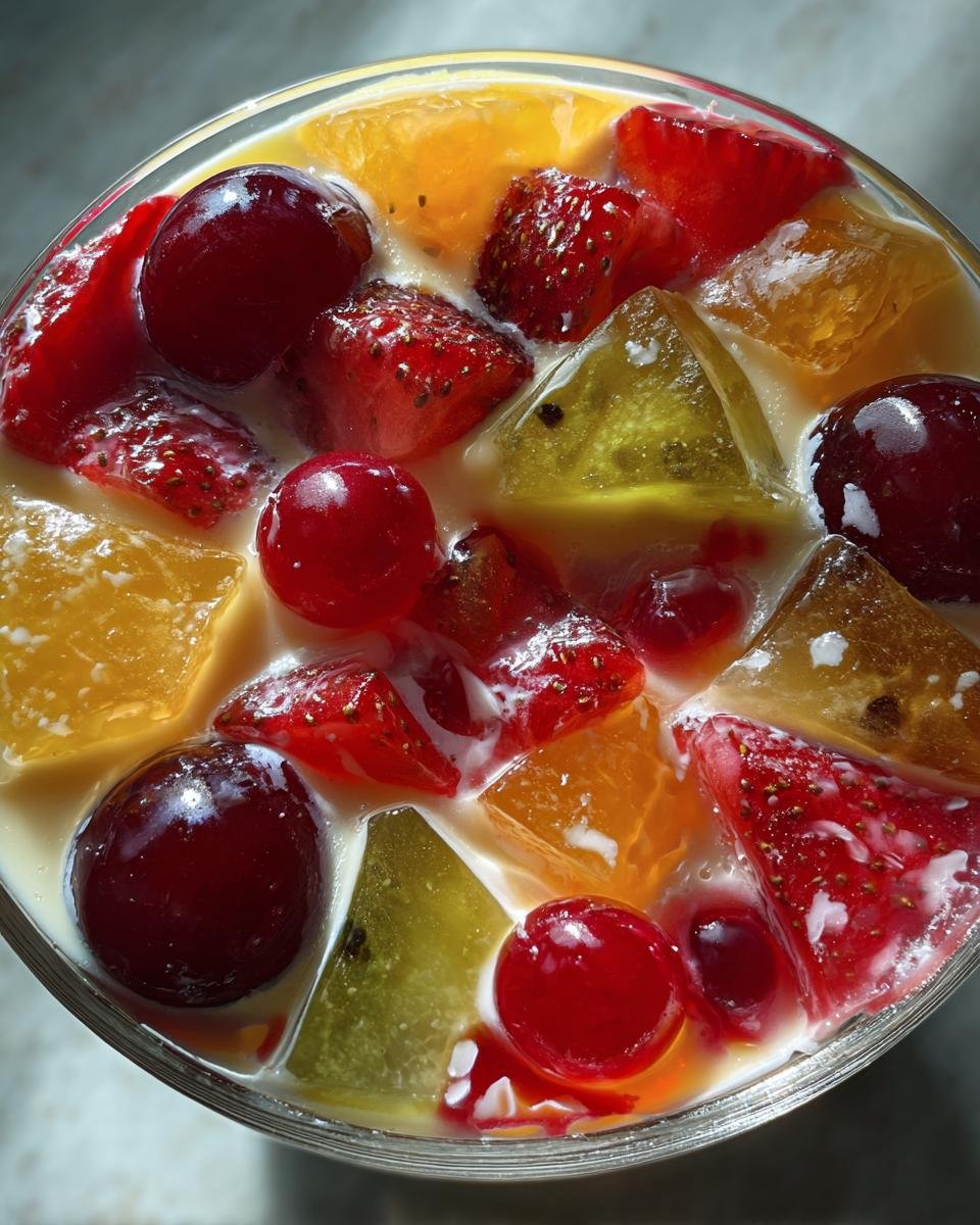 Mosaic Gelatin with Cream Cheese - detail 1