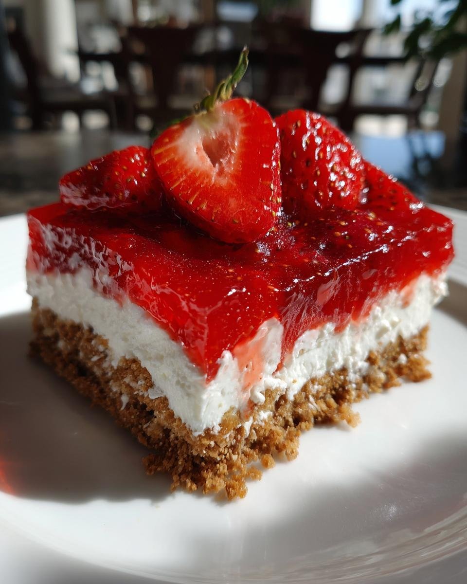 No-Bake Strawberry Lasagna - detail 6