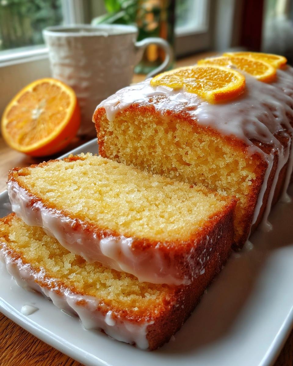 Orange Pound Cake with Glaze - detail 2