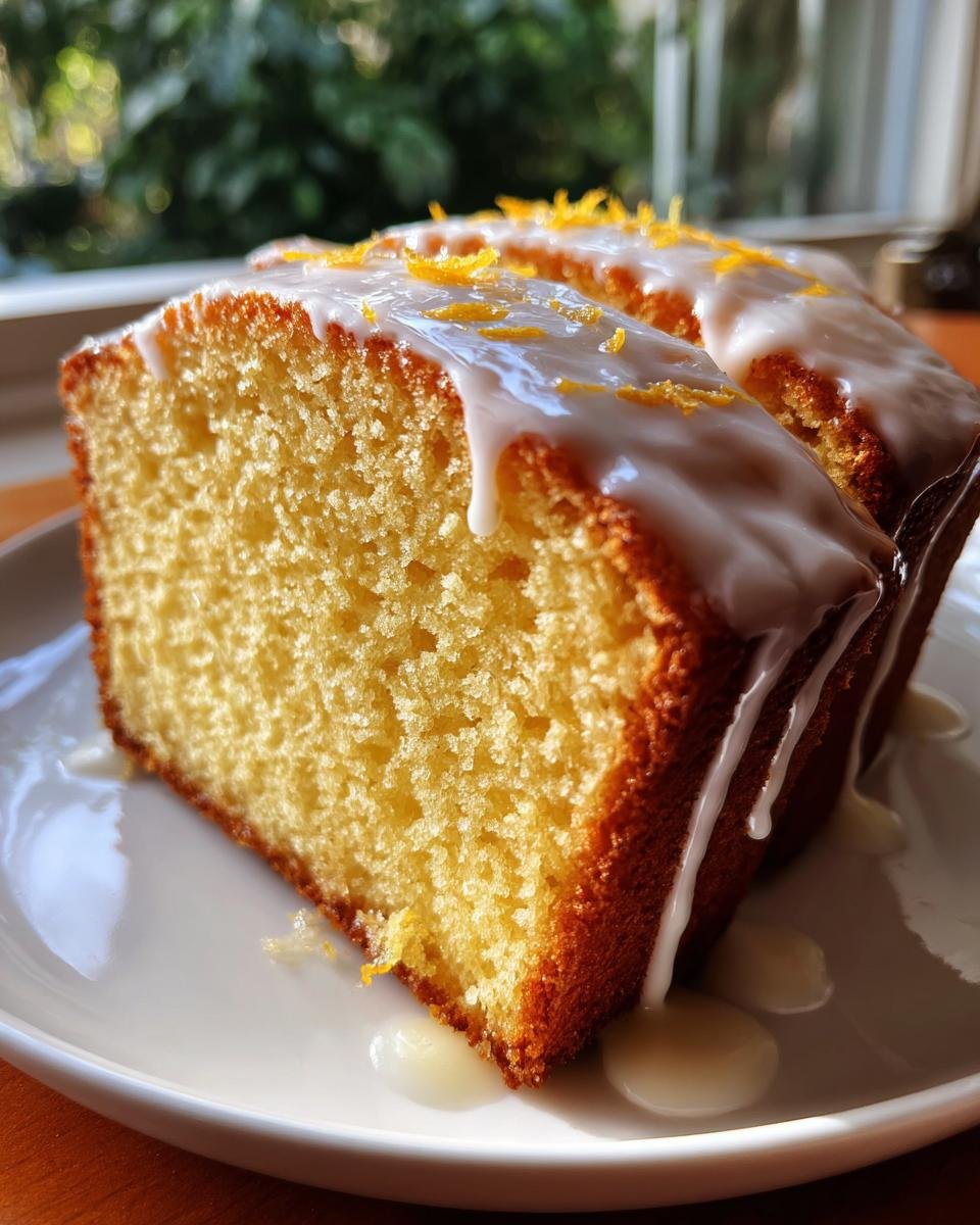 Orange Pound Cake with Glaze - detail 3