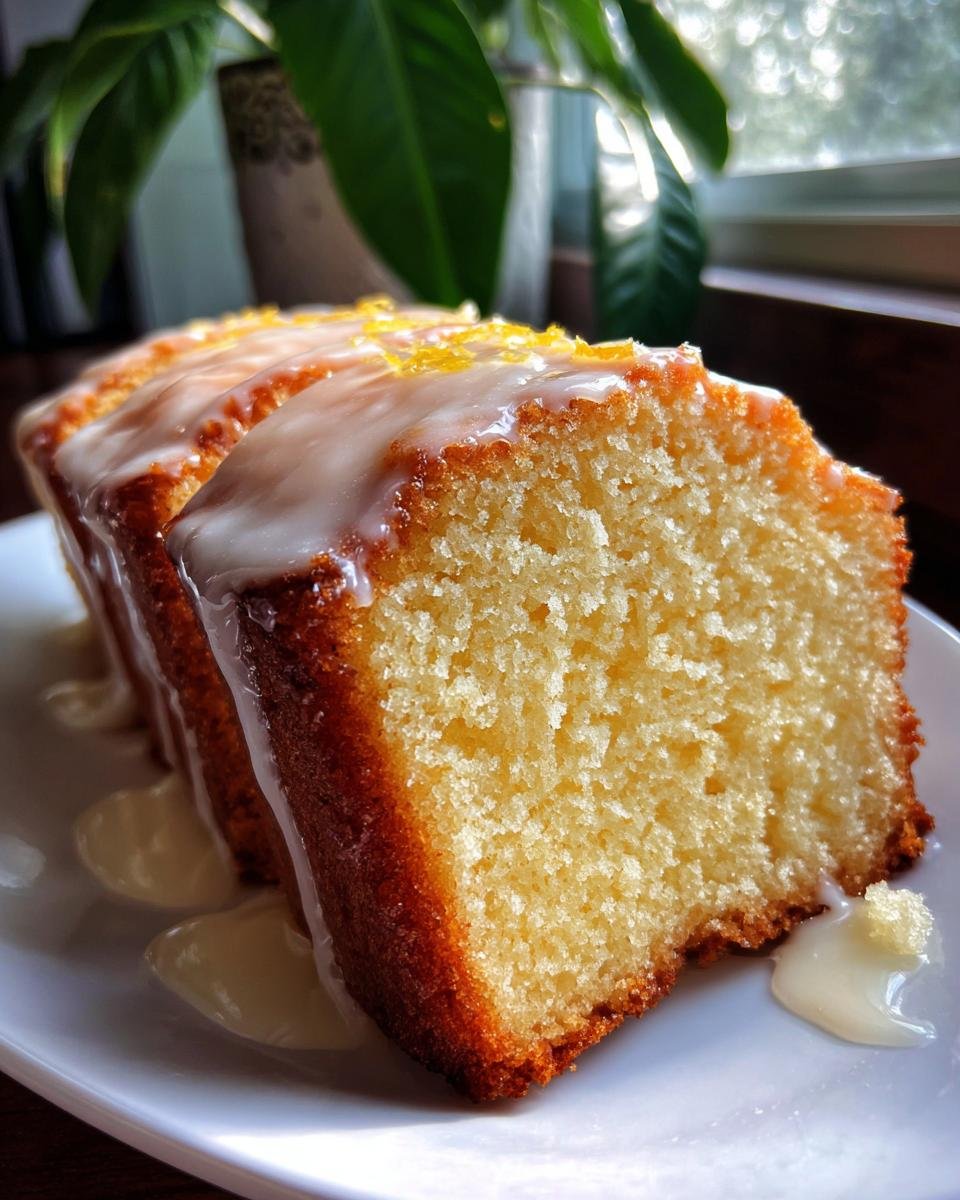 Orange Pound Cake with Glaze - detail 4