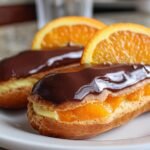 Orange and Chocolate Eclairs