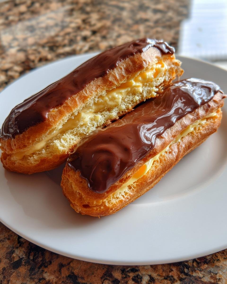 Orange and Chocolate Eclairs - detail 3