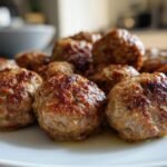 Oven Baked Flavorful Meatballs