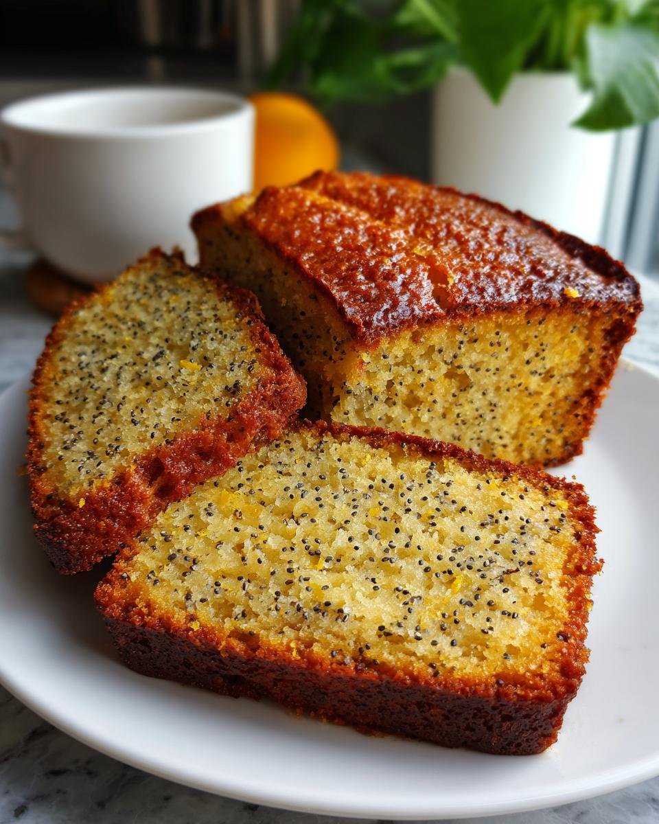 Persian Orange Cake with Cardamom and Poppy Seeds - detail 1