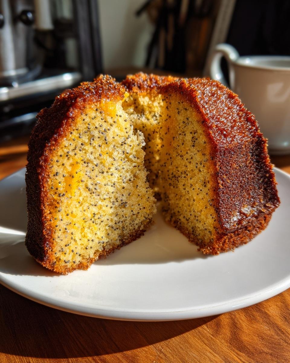 Persian Orange Cake with Cardamom and Poppy Seeds - detail 2
