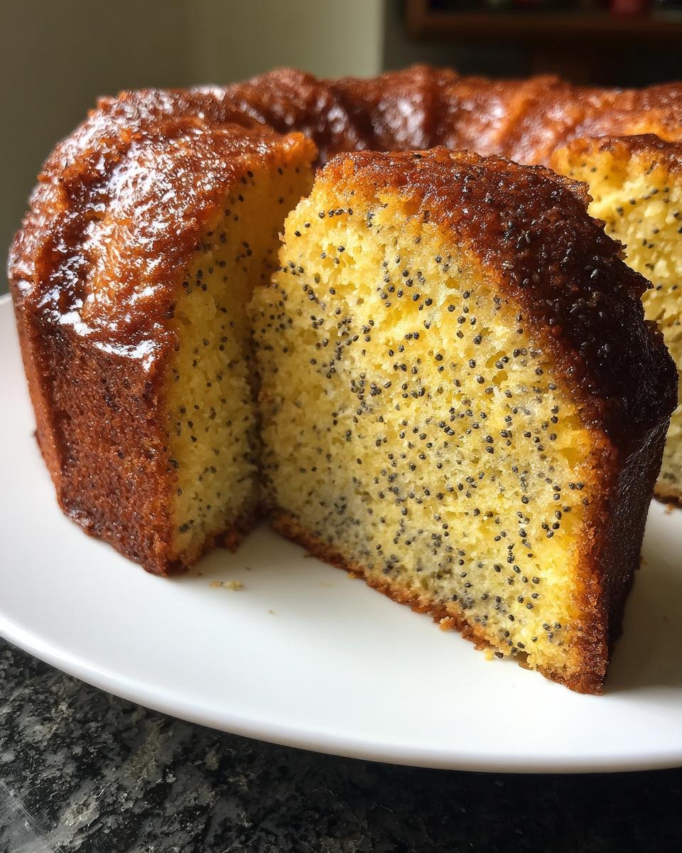 Persian Orange Cake with Cardamom and Poppy Seeds - detail 3