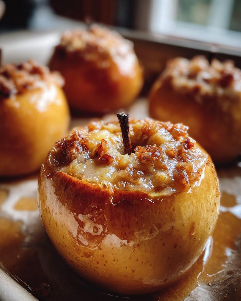 Pumpkin Pie Stuffed Baked Apples - detail 1