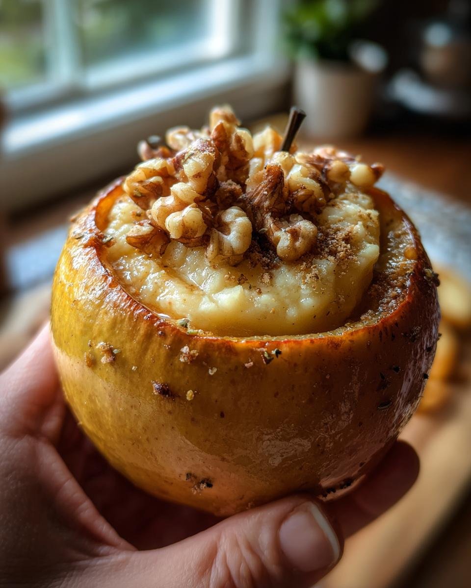 Pumpkin Pie Stuffed Baked Apples - detail 1