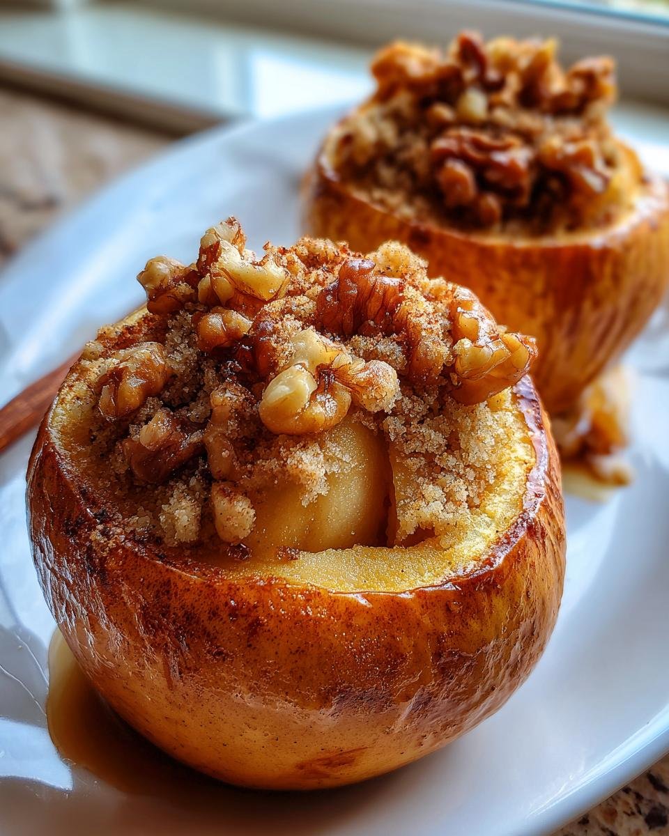 Pumpkin Pie Stuffed Baked Apples - detail 2
