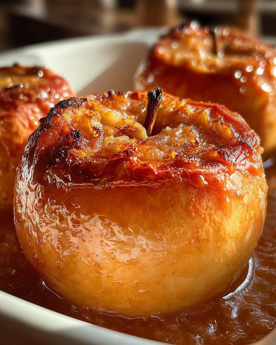 Pumpkin Pie Stuffed Baked Apples - detail 3