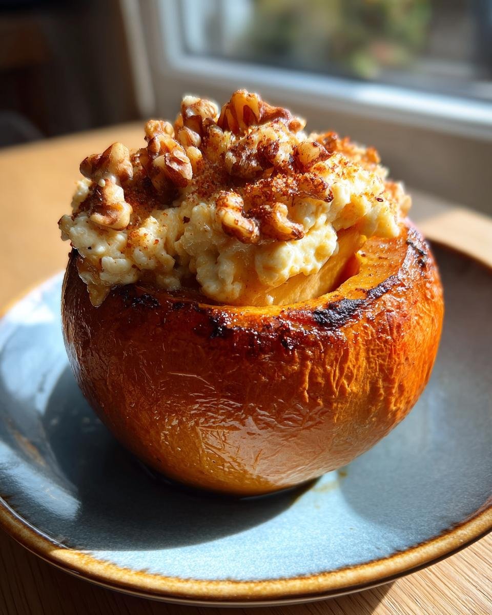 Pumpkin Pie Stuffed Baked Apples - detail 3