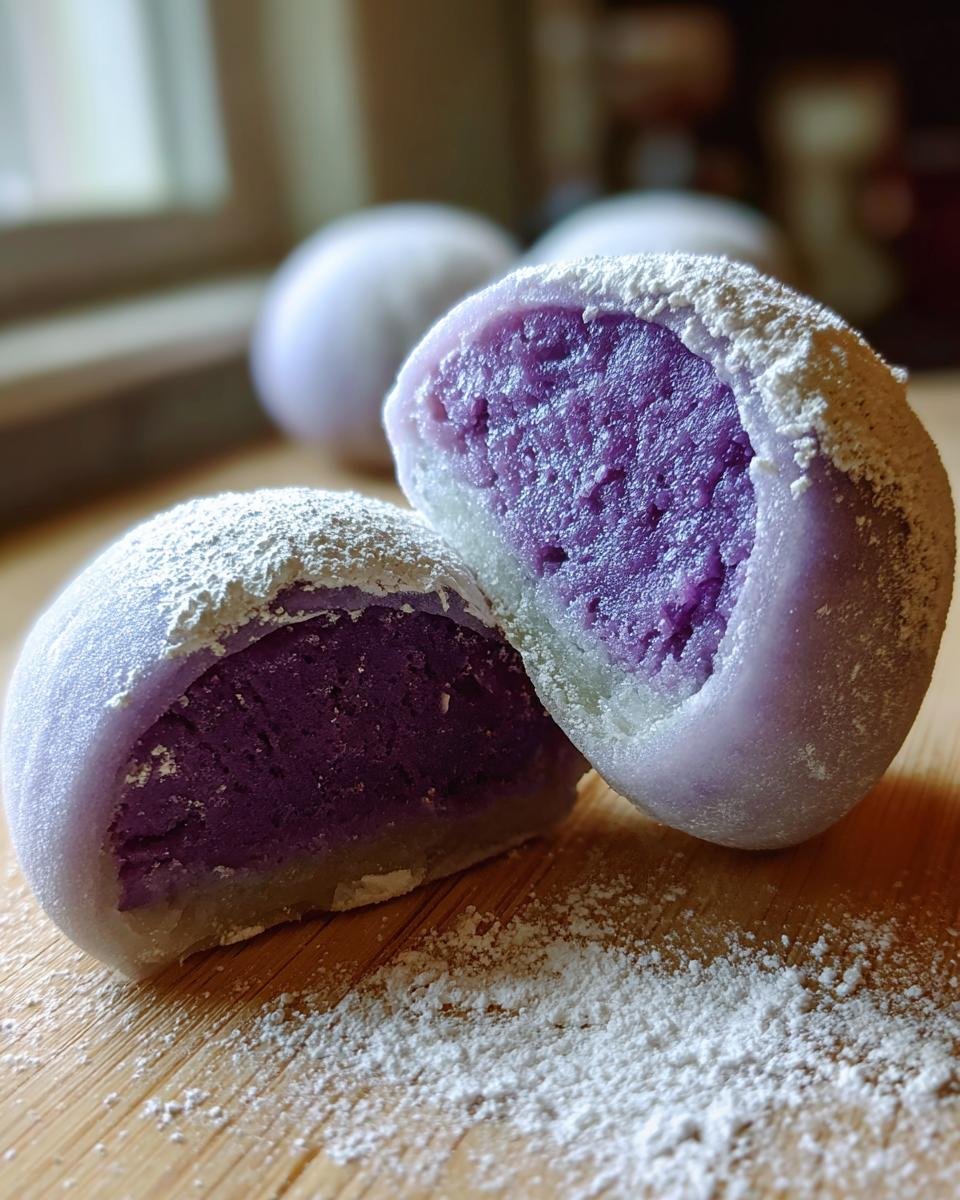 Purple Sweet Potato Mochi - detail 1