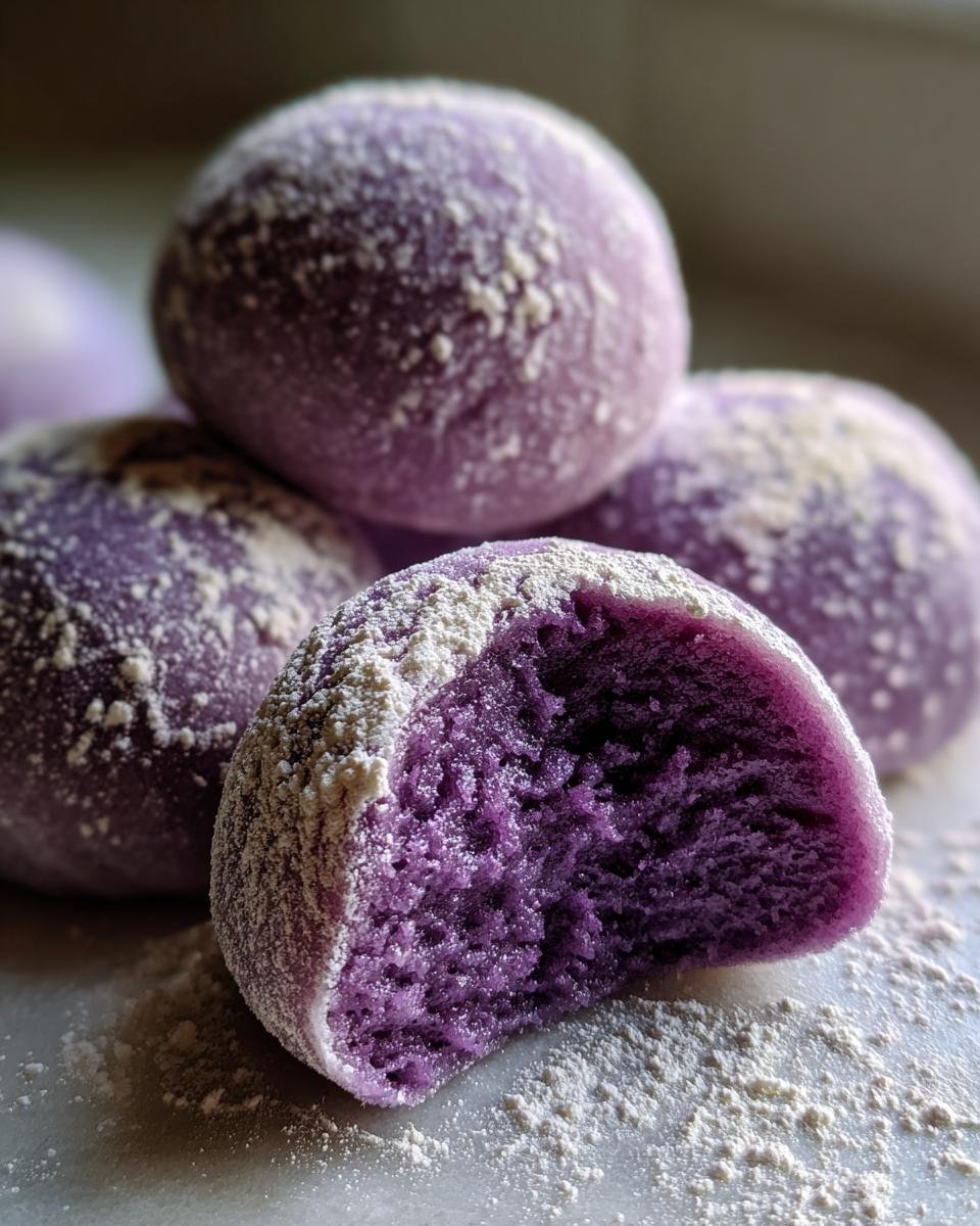 Purple Sweet Potato Mochi - detail 3