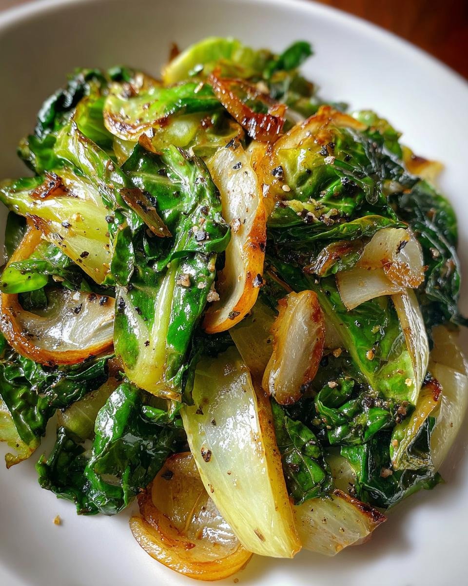 Quick and Easy Fried Cabbage - detail 1