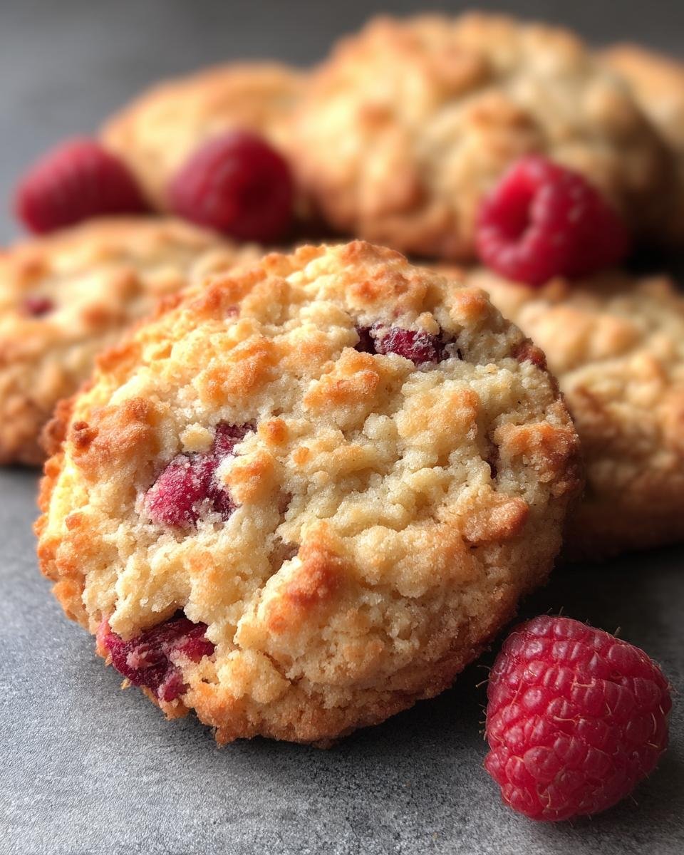 Raspberry Crumble Cookies - detail 4