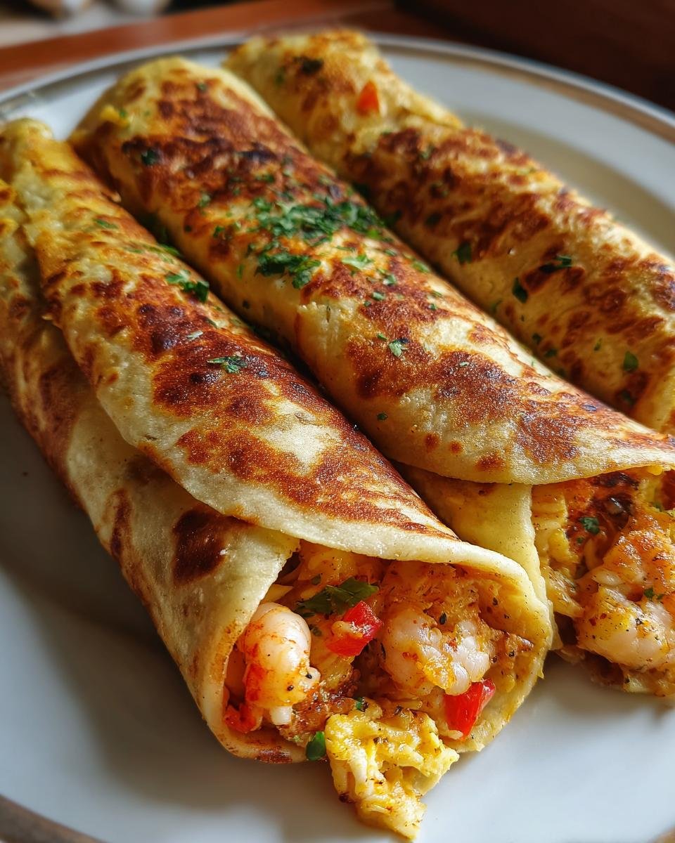 Shrimp and Crab Fajita Rolls - detail 1