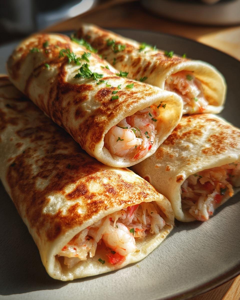Shrimp and Crab Fajita Rolls - detail 2
