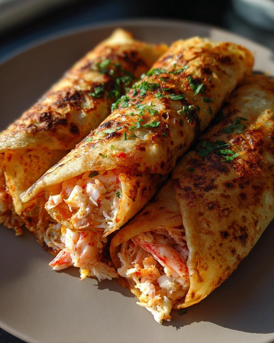 Shrimp and Crab Fajita Rolls - detail 3