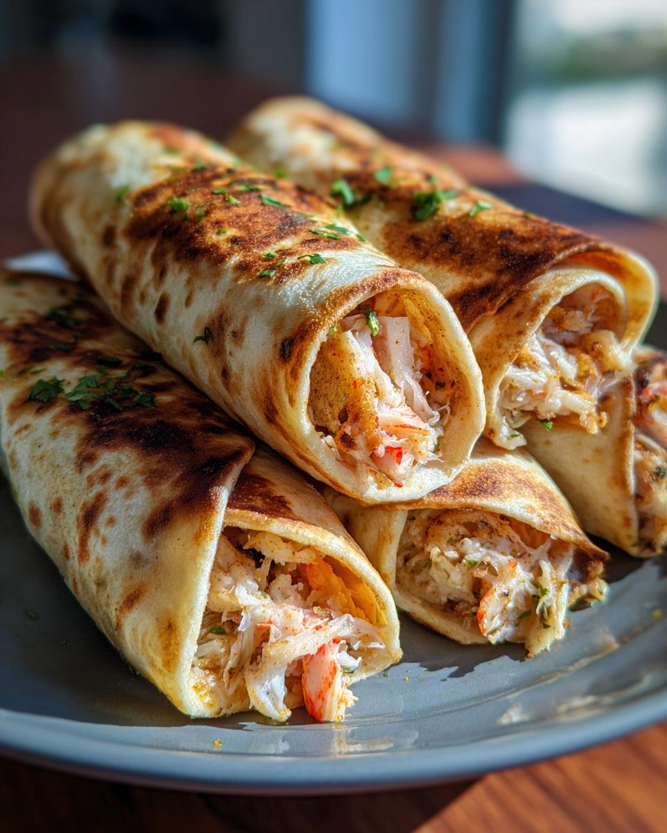 Shrimp and Crab Fajita Rolls - detail 4