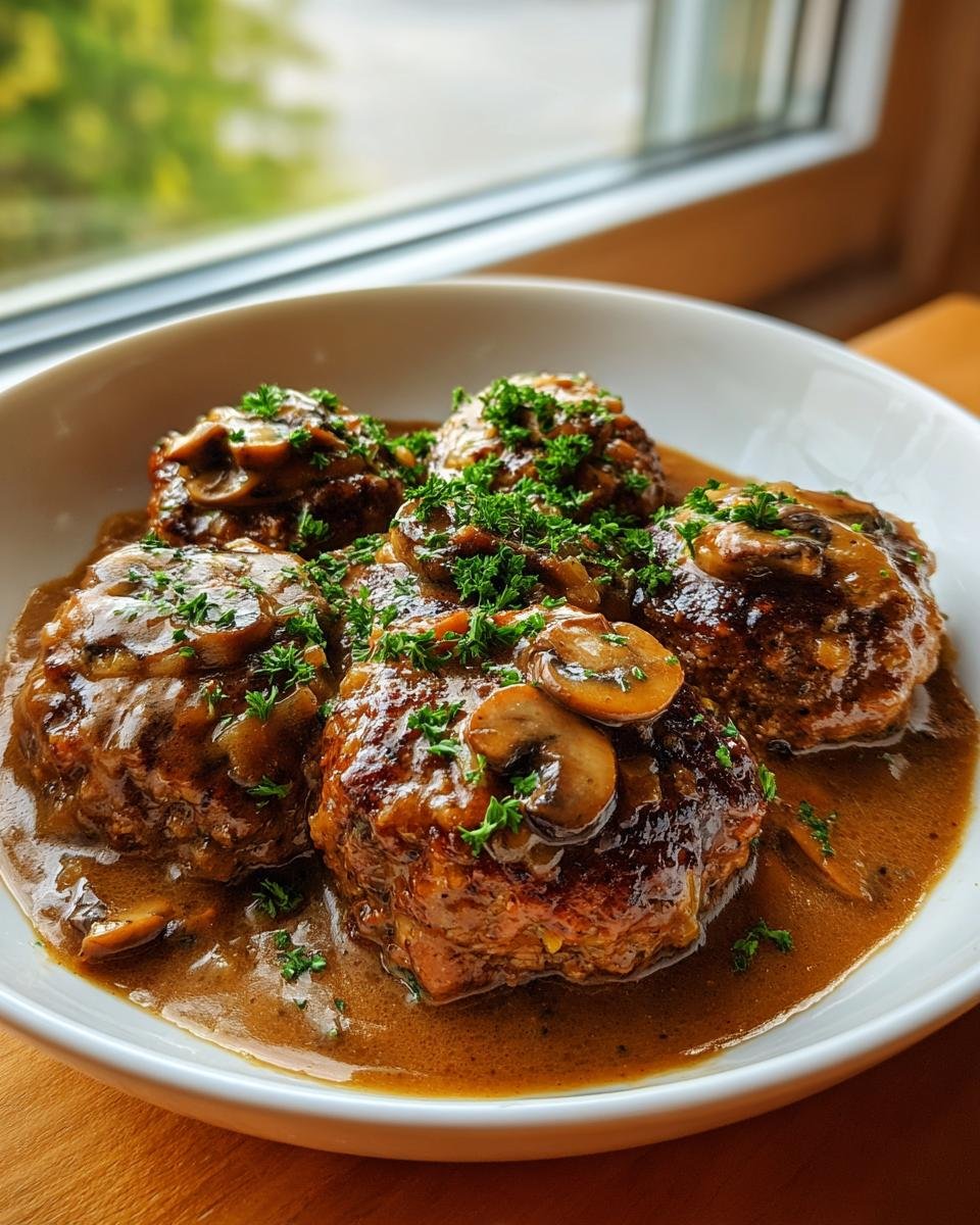 Slow Cooker Salisbury Steak - detail 1