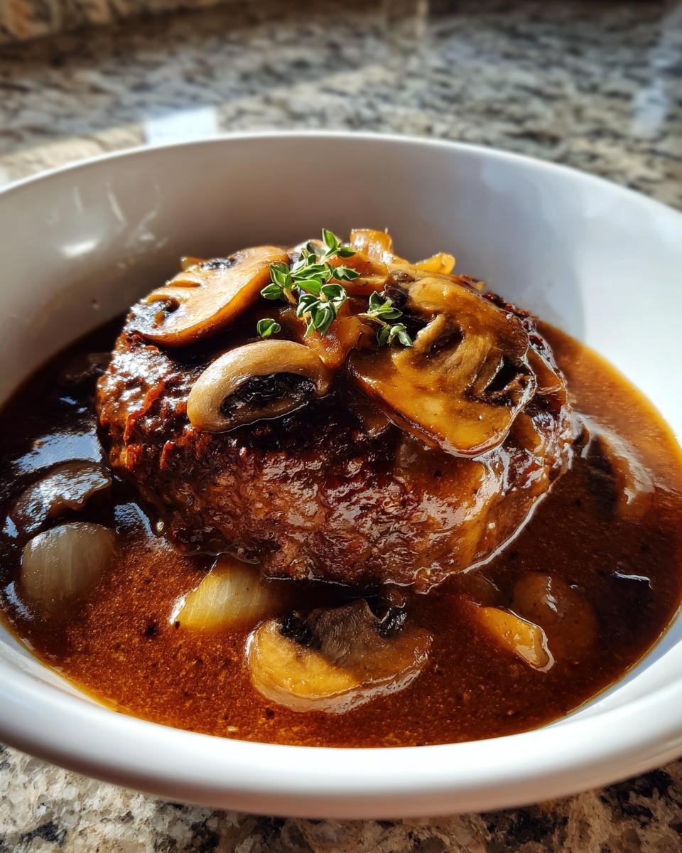Slow Cooker Salisbury Steak - detail 2