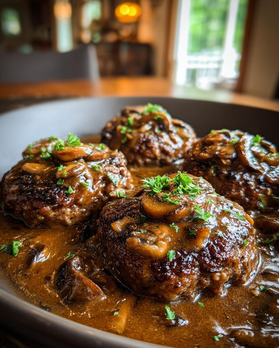 Slow Cooker Salisbury Steak - detail 2