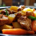 Stir-fried Pork with Potatoes and Carrots