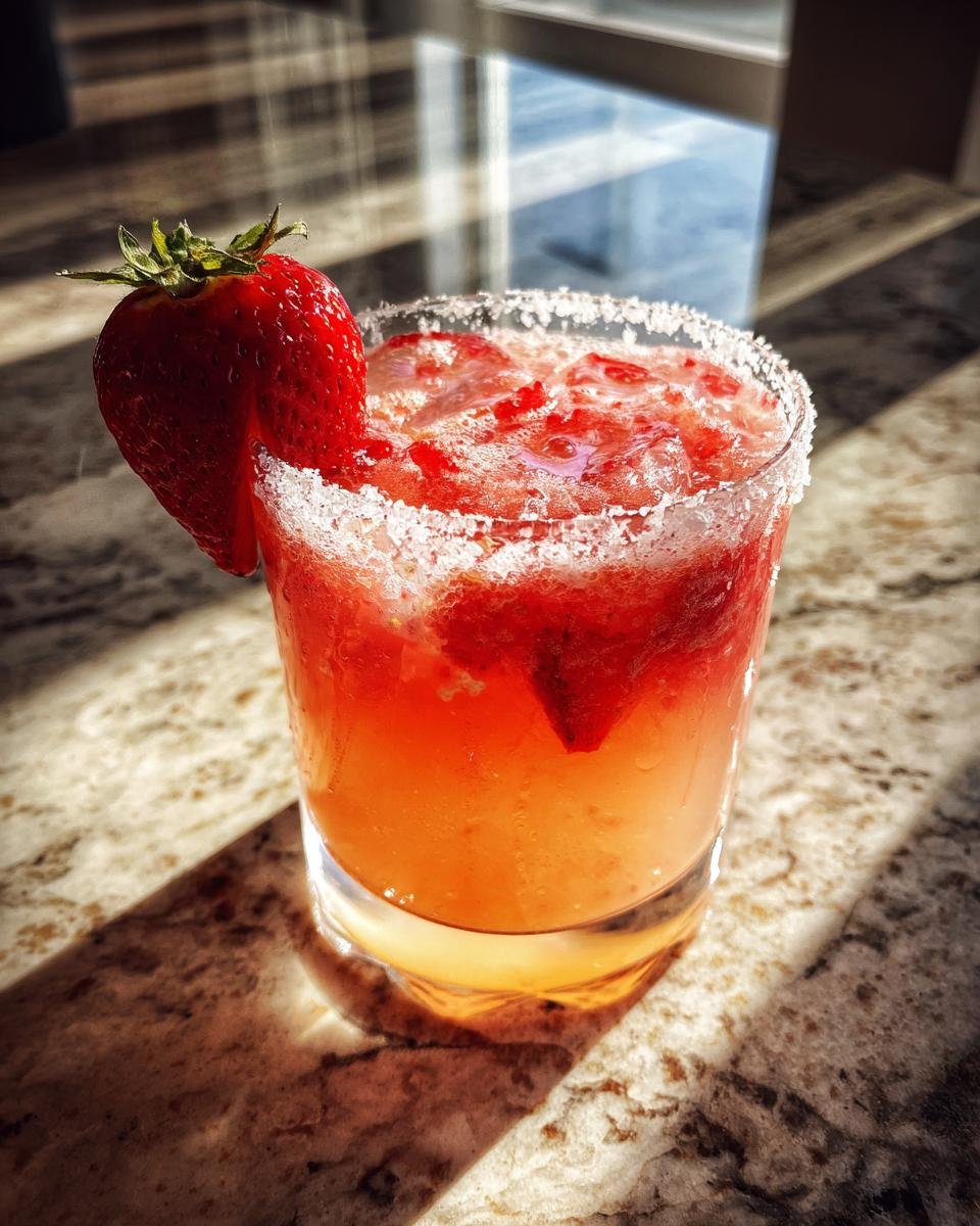 Strawberry Lemon Drop Cocktail - detail 2