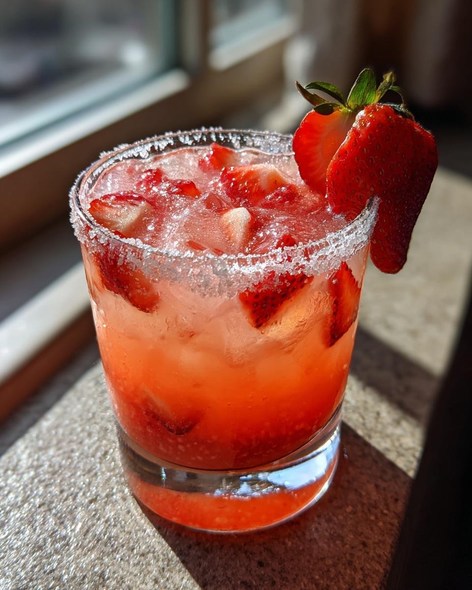 Strawberry Lemon Drop Cocktail - detail 3