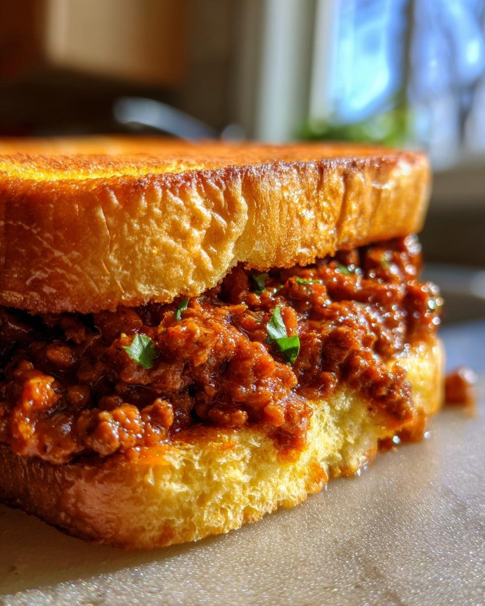 Texas Toast Sloppy Joes - detail 3