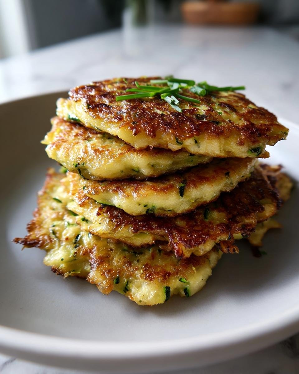 The Best Polish Zucchini Pancakes - detail 2