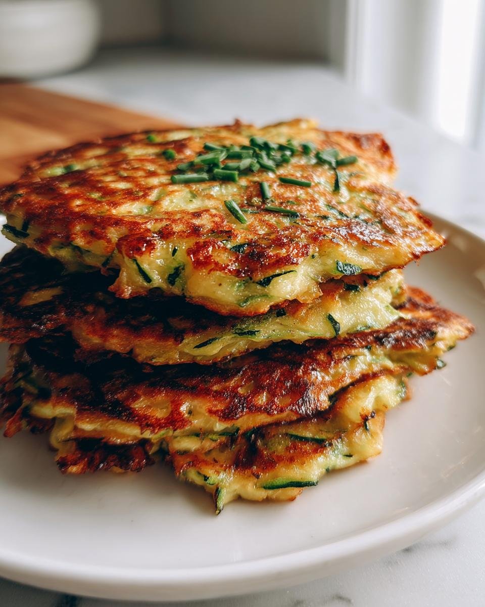 The Best Polish Zucchini Pancakes - detail 3