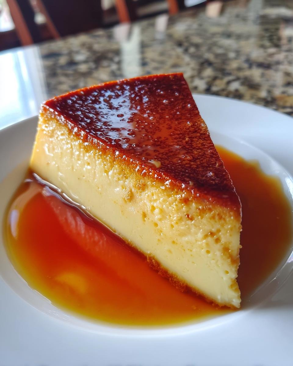 Two-Ingredient Flan - detail 1