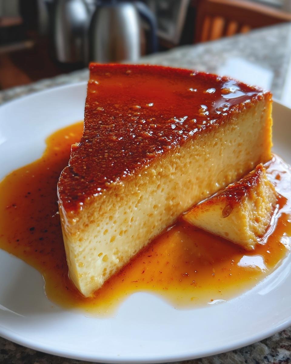 Two-Ingredient Flan - detail 2