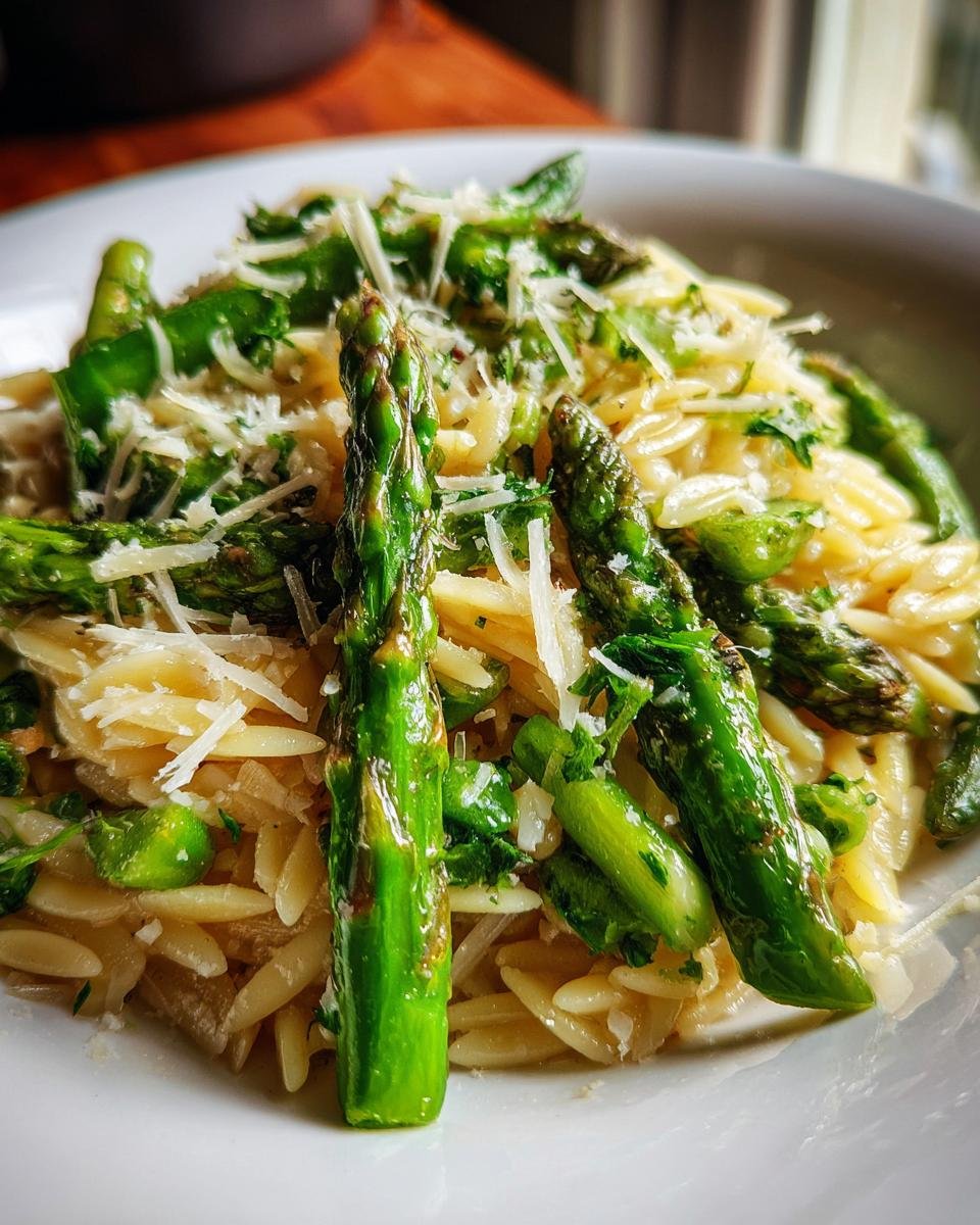 Zesty Lemon Asparagus Orzo - detail 1