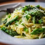 Zesty Lemon Asparagus Orzo