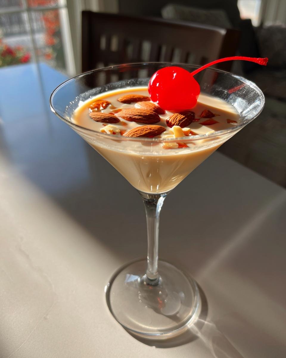 Amaretto Baileys Martini - detail 2