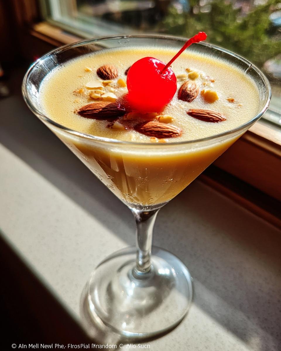 Amaretto Baileys Martini - detail 4