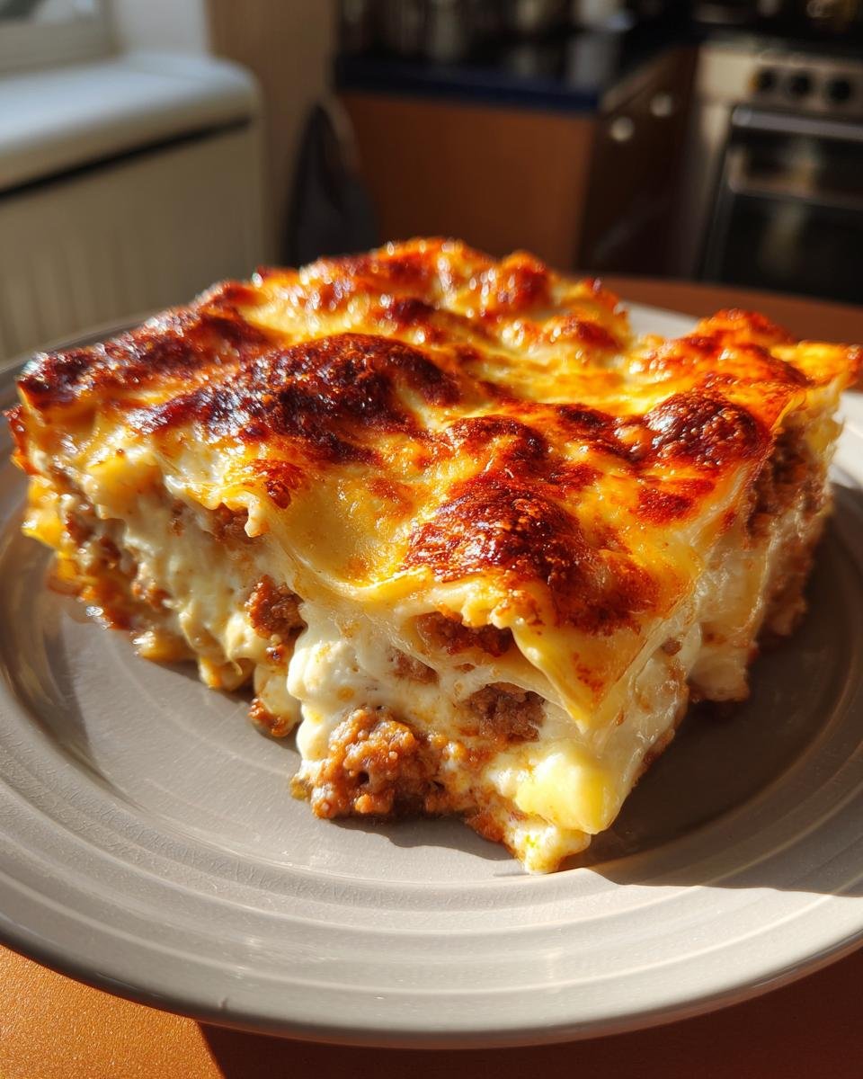 Cheesy Meat Lasagna with Bechamel Sauce - detail 1