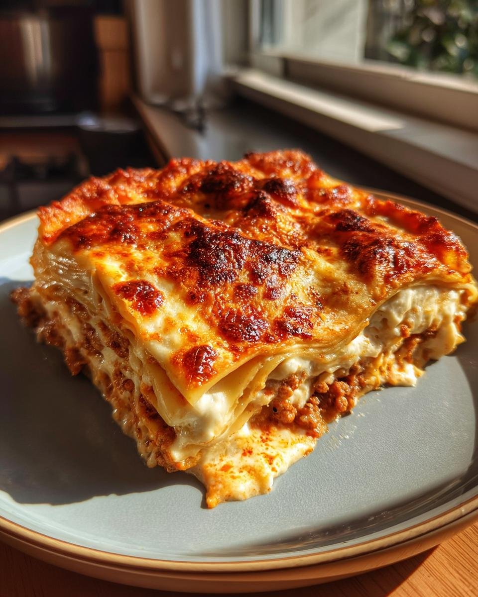Cheesy Meat Lasagna with Bechamel Sauce - detail 2