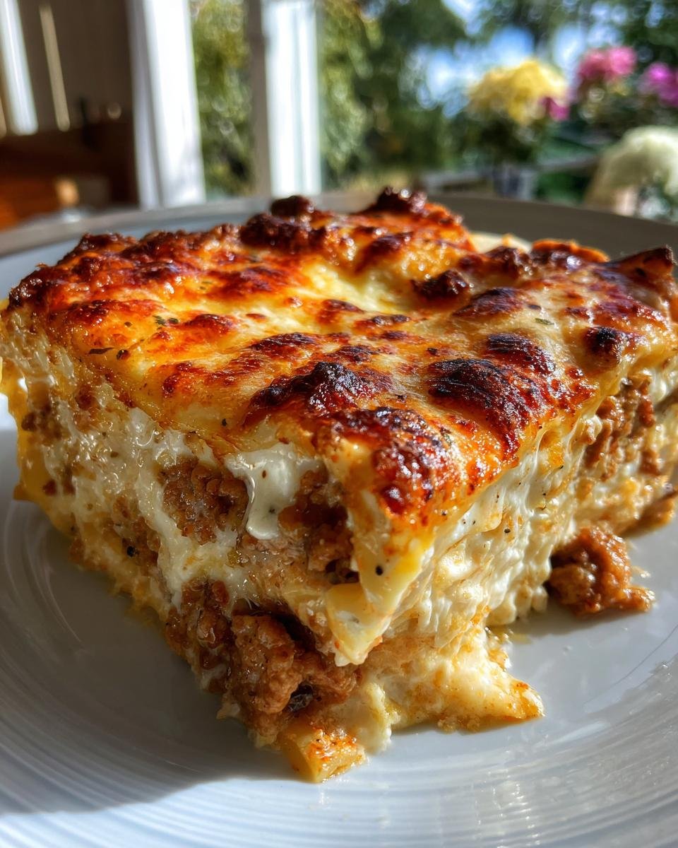 Cheesy Meat Lasagna with Bechamel Sauce - detail 3