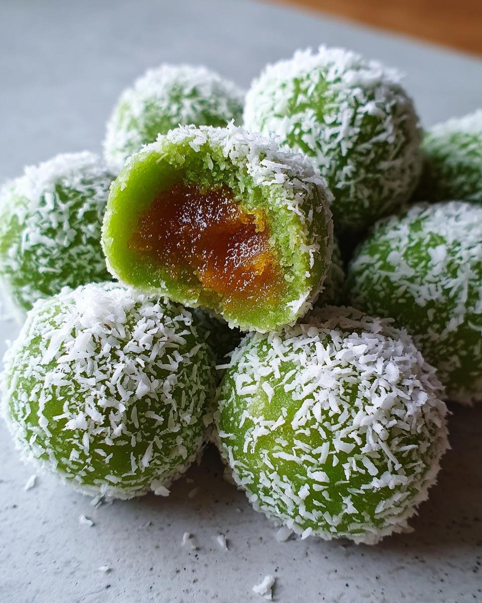 Coconut Mochi Balls (Klepon) - detail 3