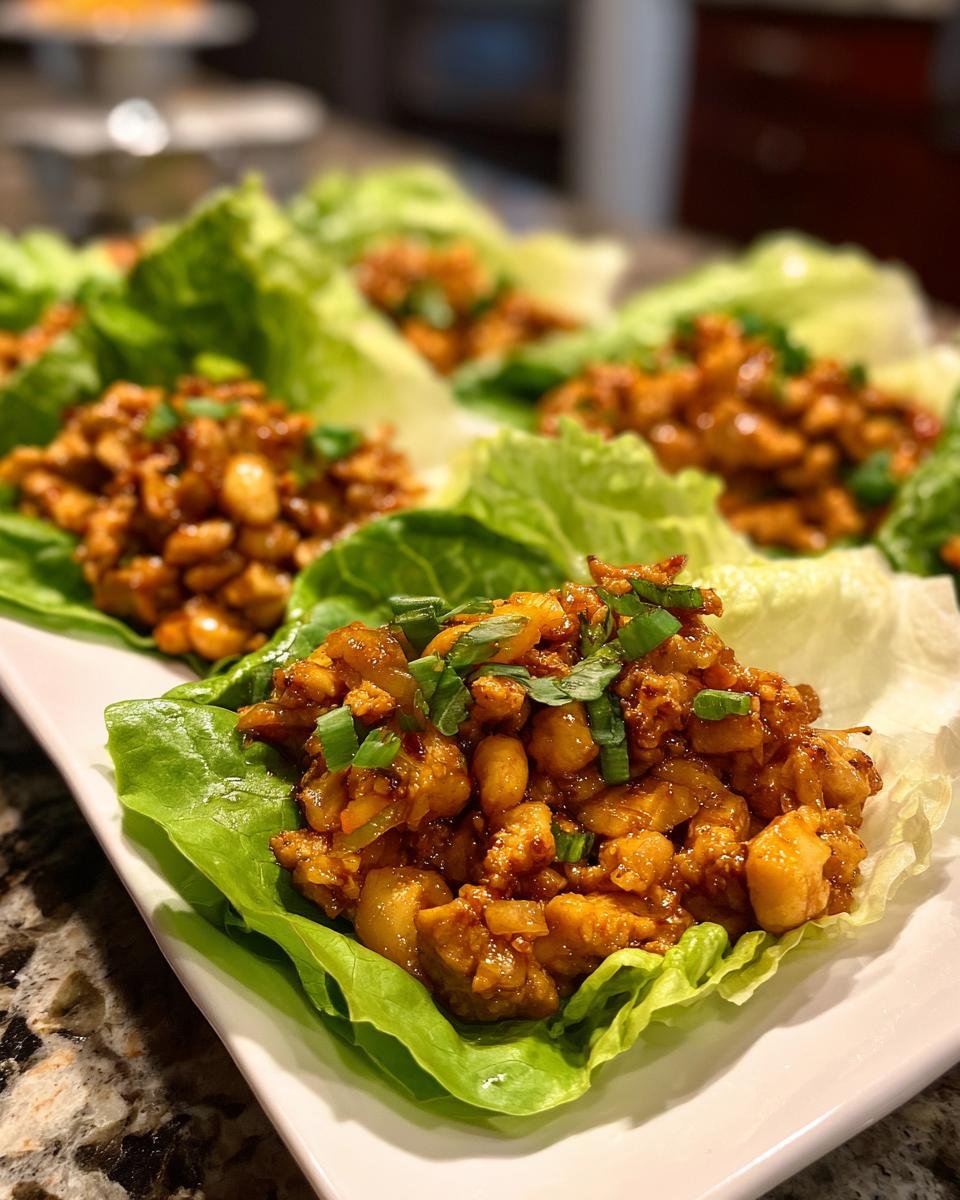 Copycat PF Chang's Chicken Lettuce Wraps - detail 1