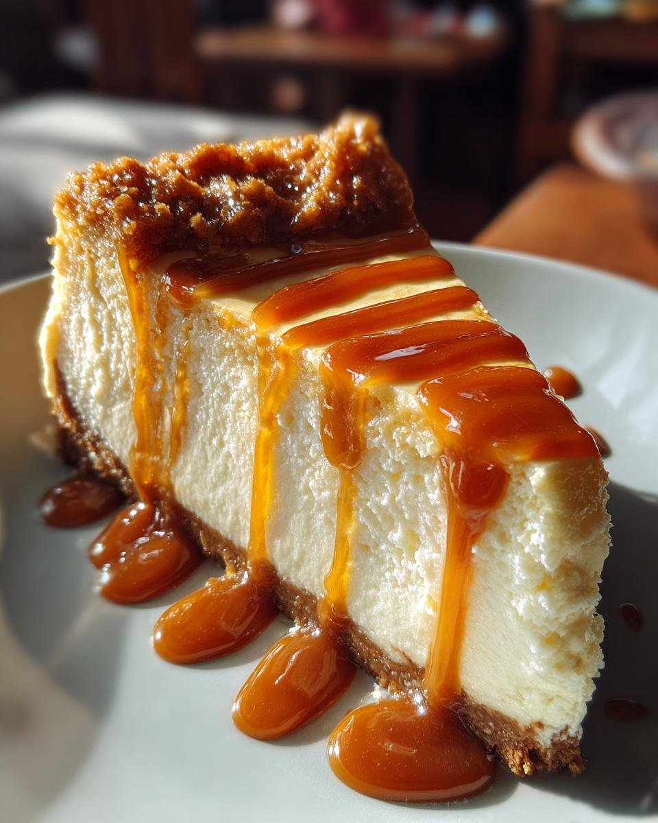 Creamy Butterscotch Cheesecake - detail 1