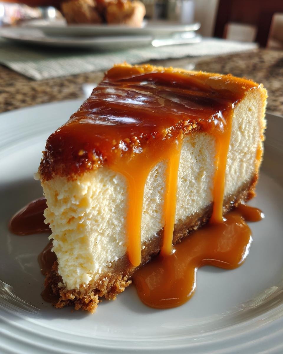 Creamy Butterscotch Cheesecake - detail 2