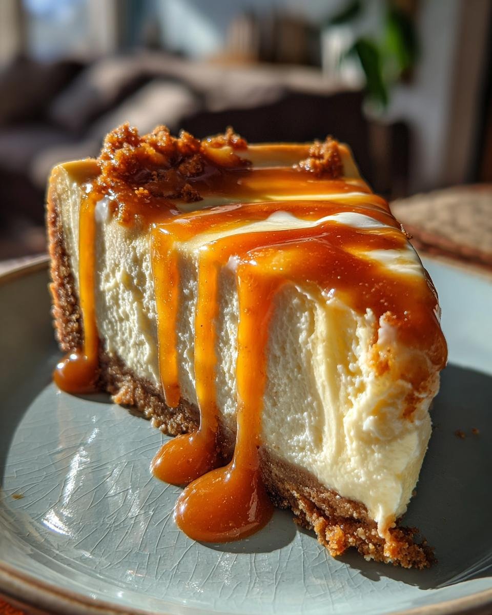 Creamy Butterscotch Cheesecake - detail 3