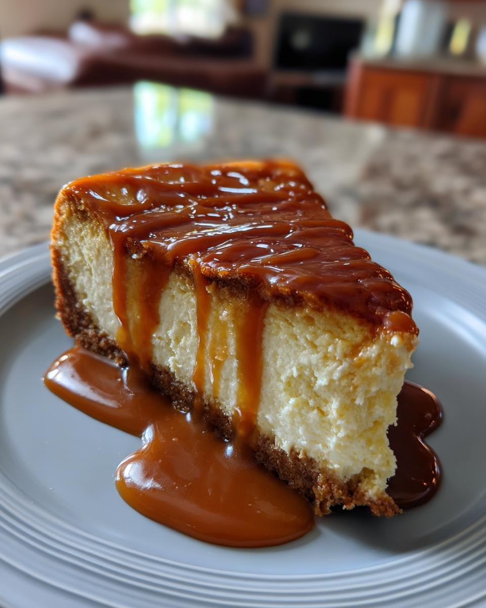 Creamy Butterscotch Cheesecake - detail 4
