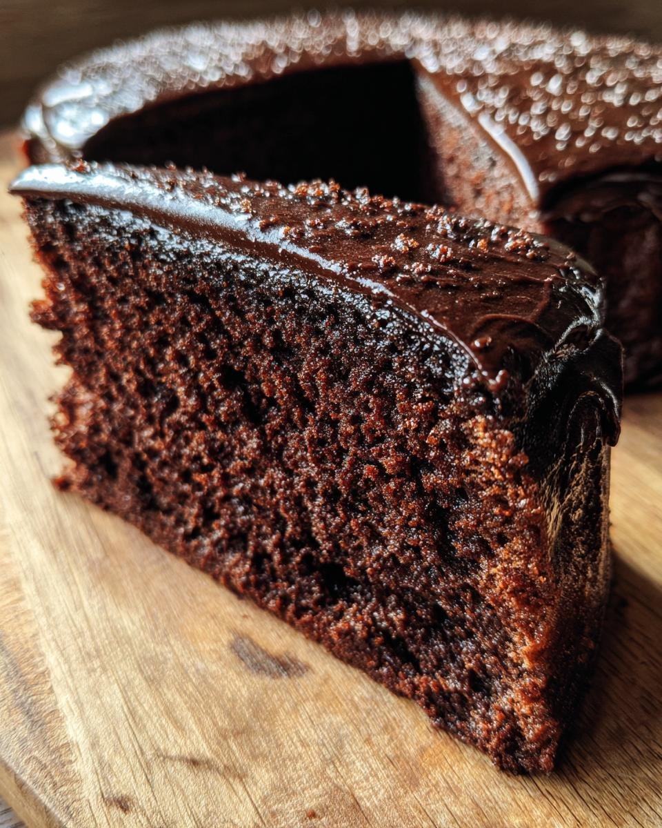 Eggless Chocolate Cake - detail 1